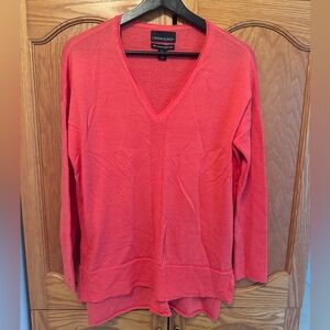 Cynthia Rowley lightweight orange sweater